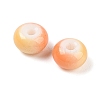 Opaque Spray Painted Glass Beads X1-GLAA-G118-01D-2