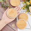 Gorgecraft Wooden Jar Lids AJEW-GF0004-90A-3