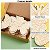   30Pcs 5 Style Unfinished Wood Cutouts DIY-PH0009-05-4