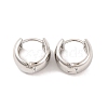 Brass Hoop Earrings for Women EJEW-U015-23P-02-1