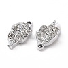 Alloy Crystal Rhinestone Pendants ALRI-C008-37P-2