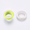 Iron Grommet Eyelet Findings IFIN-WH0023-C03-1