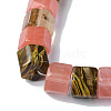 Tigerskin Glass Beads Strands G-F743-03C-4