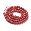 Natural Thulite Beads Strands G-Z044-A02-01-3