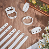 18Pcs PU Leather Snap Bracelets for Women Men BJEW-CY0001-13A-4