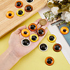   20Pcs 5 Colors Glass Craft Eyes Cabochons DOLL-PH0001-51-3