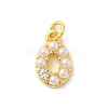 Real 18K Gold Plated Rack Plating Brass Micro Pave Cubic Zirconia Pendants KK-S396-02C-1