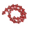 Handmade Bumpy Glass Beads Strands LAMP-F032-08D-2