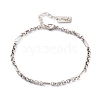 Brass Figaro Chain Bracelets BJEW-H537-01AS-1