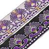 Ethnic Style Embroidery Polyester Ribbons OCOR-WH0077-29E-2