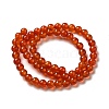 Natural Carnelian Beads Strands G-G390-6mm-03-4