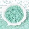 6/0 Transparent Inside Colours Glass Seed Round Beads SEED-N006-004C-2