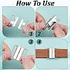 40Pcs Zinc Alloy Buckle Clasps FIND-UN0010-23-4