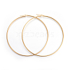 201 Stainless Steel Big Hoop Earrings EJEW-A052-20G-G-1