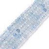 Natural Aquamarine Beads Strand G-E591-02-1