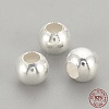 925 Sterling Silver Beads STER-S002-12-6mm-3