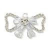 Brass Rhinestone Pendants KK-I715-22G-01-1