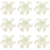 80Pcs Opaque Acrylic Bead Caps OACR-PA0001-21-7