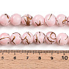 Baking Paint Glass Beads Strands DGLA-N010-10mm-01-4