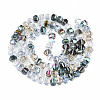 Electroplate Transparent Glass Beads Strands EGLA-S174-25-2