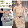 2Pcs Alloy Glass Rhinestone Cabochons FIND-FG0004-83G-5