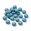 Rubberized Style Acrylic European Beads OACR-T014-19E-2