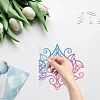 8Pcs 4 Styles Self Adhesive PVC Sticker DIY-WH0311-035-3