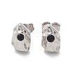 304 Stainless Steel Stud Earrings EJEW-F361-08P-2