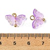 Alloy Glass Pendants GLAA-P080-02G-02-3
