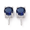 Rhodium Plated 925 Sterling Silver Peg Bails STER-D035-47P-3