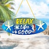 Beach Theme Oval Pendant Decoration Silicone Molds DIY-M039-12-2