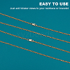 12Pcs 2 Style Brass Lobster Claw Clasps KK-SC0002-26-5