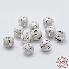 925 Sterling Silver Spacer Beads STER-L043-11A-S-4