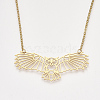201 Stainless Steel Pendant Necklaces NJEW-T009-JN060-2-40-1