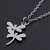 Non-Tarnish 201 Stainless Steel Pendant Necklaces NJEW-S105-JN587-40-1-1