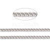 Tarnish Resistant 304 Stainless Steel Cuban Link Chains CHS-K016-03A-P-2