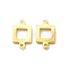 Brass Connector Charms KK-H442-32G-1