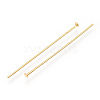 Brass Flat Head Pins KK-G331-11-0.7x40-3