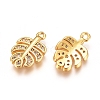 Brass Micro Pave Cubic Zirconia Charms KK-G391-15G-2