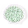 Transparent Spray Painted Glass Beads X1-EGLA-N018-4mm-04-1