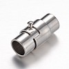 Brass Locking Tube Magnetic Clasps LS-MC077-3