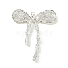 Brass Rhinestone Pendants KK-I715-04S-01-1