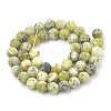 Natural Yellow Turquoise(Jasper) Beads Strands X-G-T106-297-3