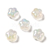 UV Plating Rainbow Iridescent Acrylic Beads PACR-M002-05A-1