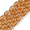 Glass Beads Strands X-GLAA-R024-11x8mm-17-1