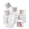 Foldable Creative Kraft Paper Mailer Boxes with Visible Window LS-CON-WH0113-08B-03-1