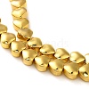 Electroplate Glass Beads Strands EGLA-H109-12-01-4