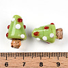 Handmade Lampwork Bumpy Beads LAMP-T022-02A-05-3