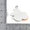 Halloween Theme Resin Pendants RESI-M046-01K-02-3