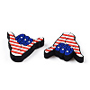 Independence Day Silicone Focal Beads SIL-R147-01I-1-2